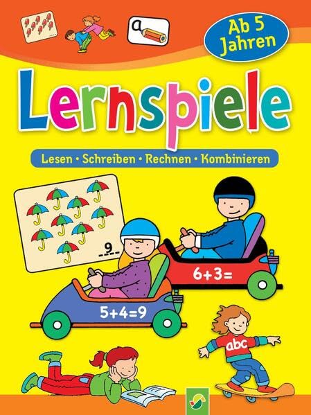 Lernspiele für Kinder ab 5 Jahren: Abwechslungsreich Übungen mit farbenfrohen Illustrationen Tiptoi & Games