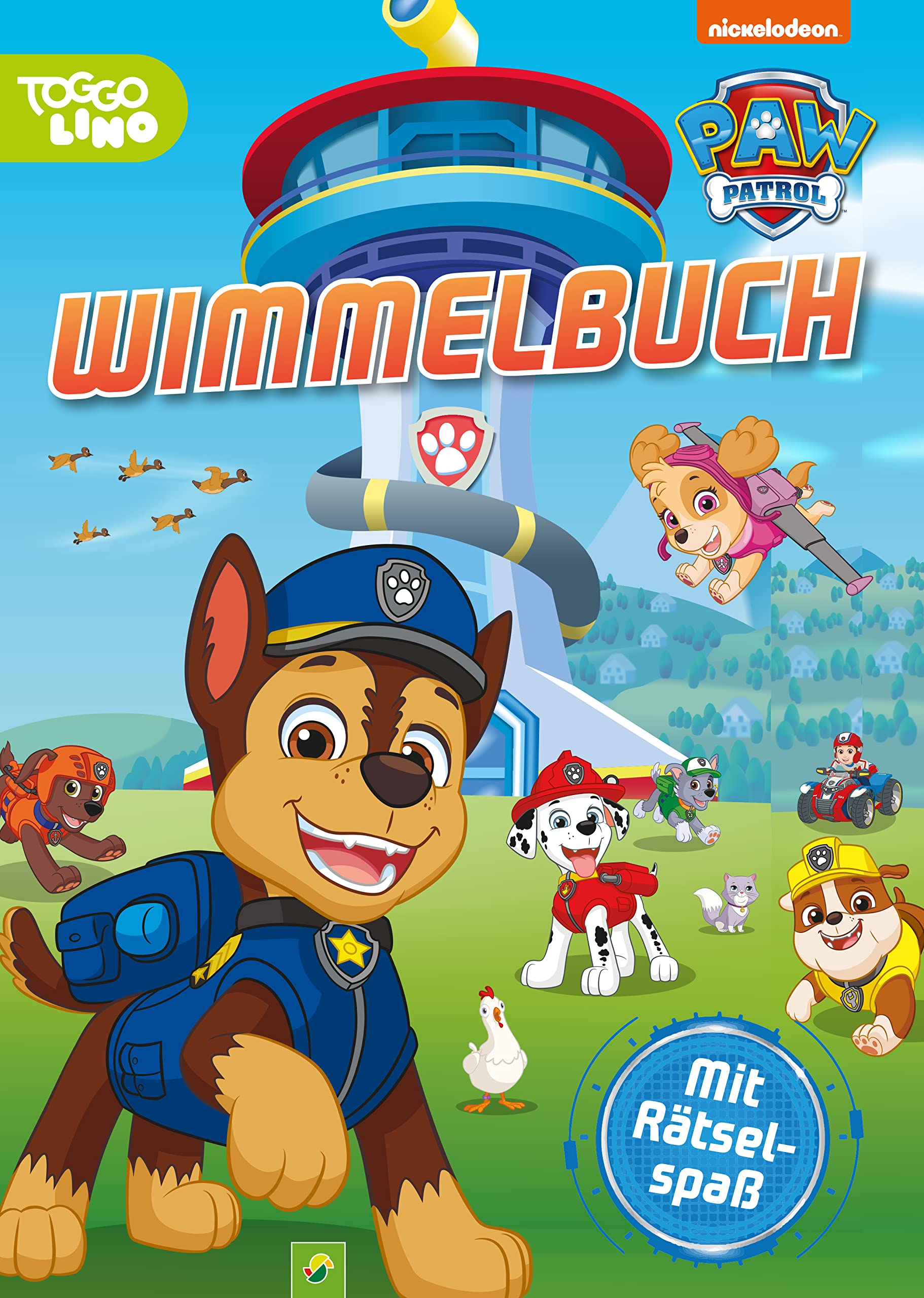 PAW Patrol Wimmelbuch. Mit Rätselspaß. Für Kinder ab 3 Jahren Tiptoi & Games