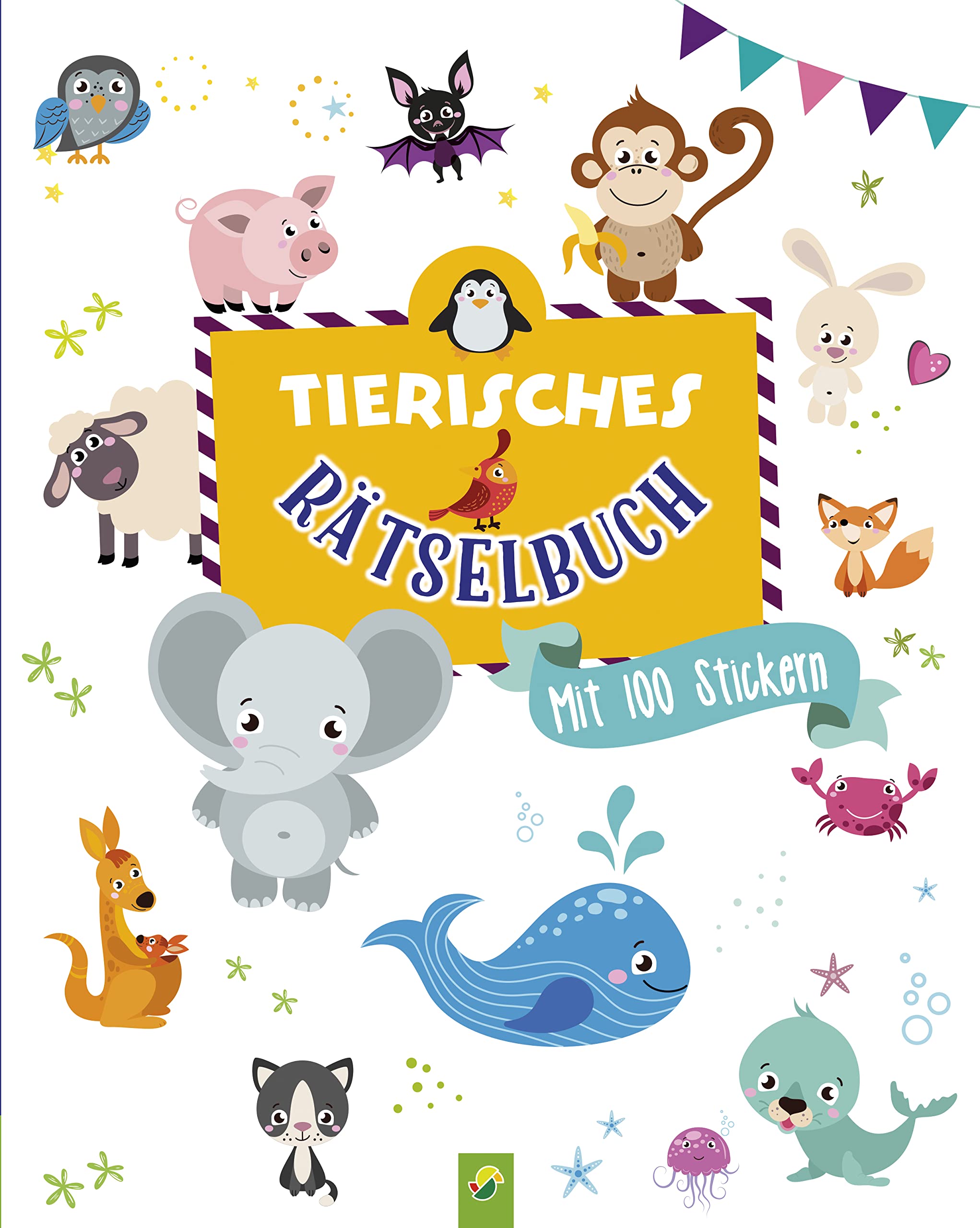 Tierisches Rätselbuch für Kinder ab 4 Jahren Tiptoi & Games