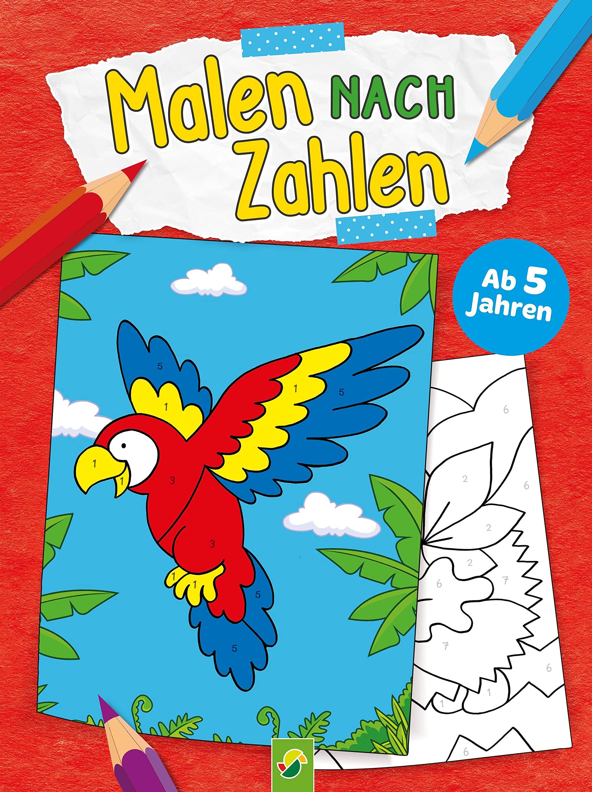 Malen nach Zahlen für Kinder ab 5 Jahren Tiptoi & Games