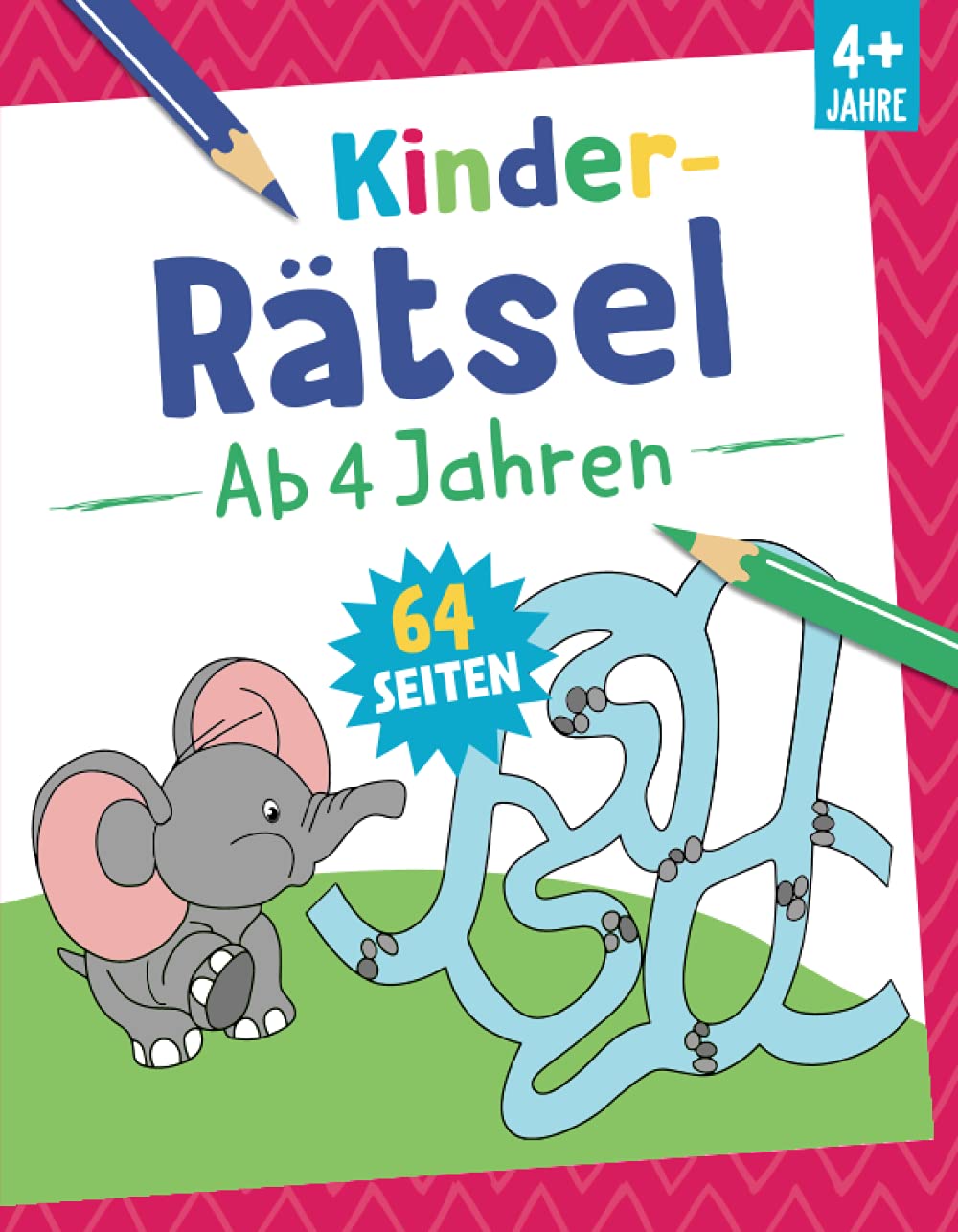 Kinder-Rätsel - Ab 4 Jahren: 64 Seiten. Für Kinder ab 4 Jahren (Mal- und Rätselspaß) Tiptoi & Games
