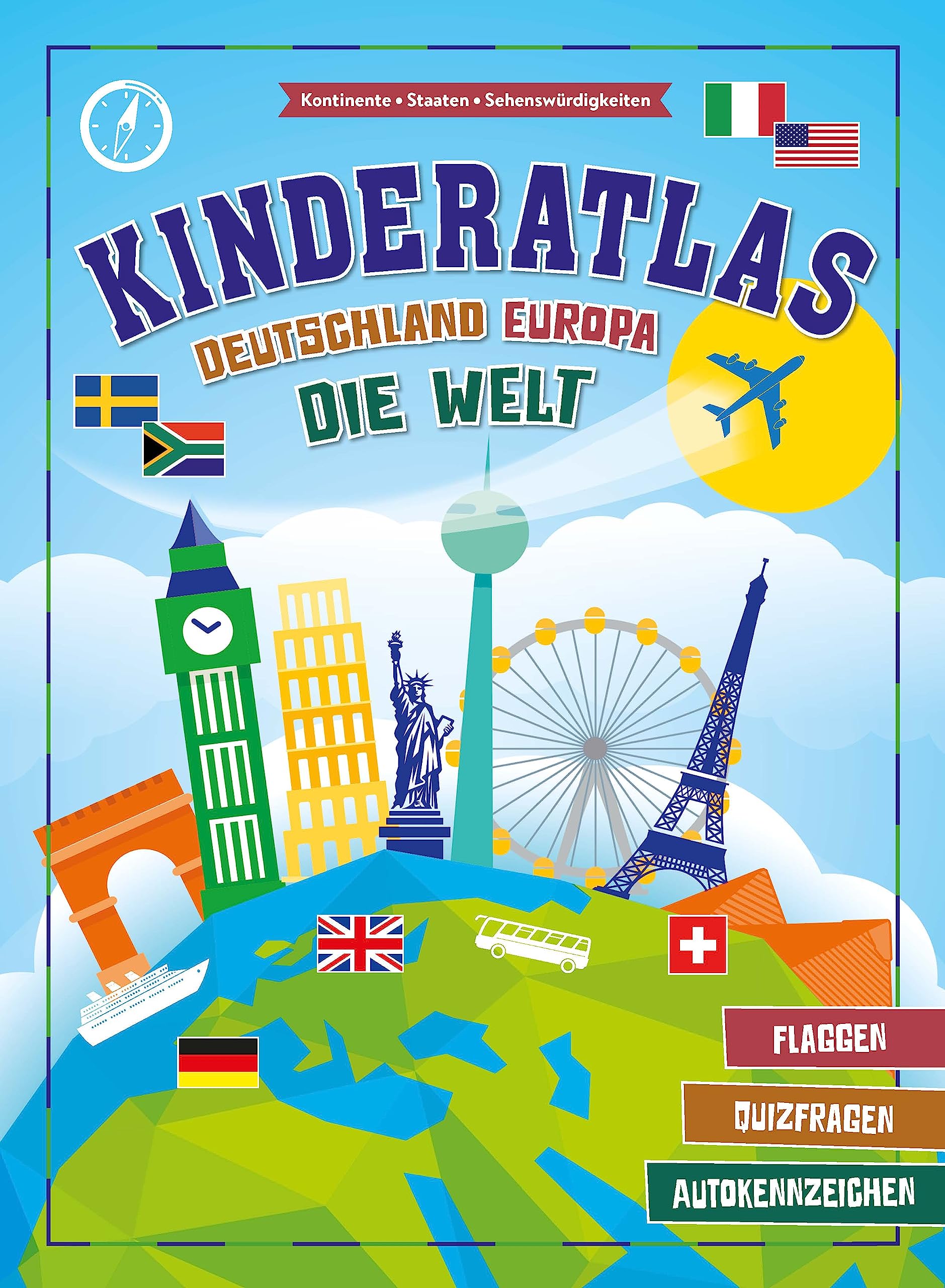 Kinderatlas Deutschland, Europa, die Welt Business & Technology