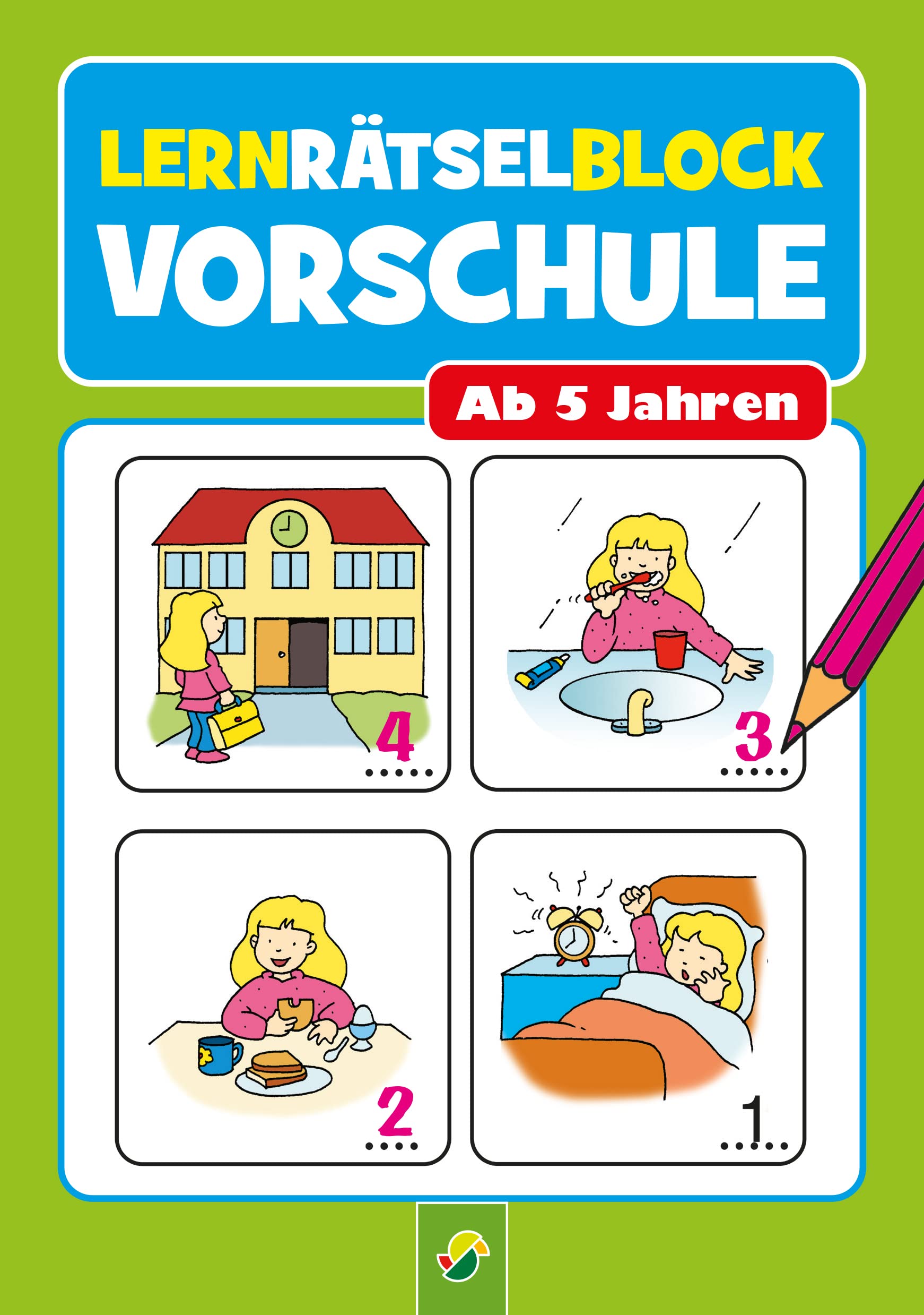 Lernrätselblock Vorschule | Für Kinder ab 5 Jahren Tiptoi & Games