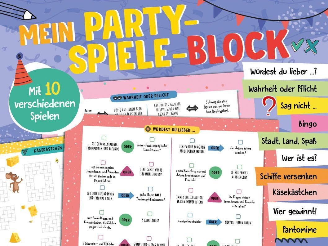 Mein Party-Spiele-Block Leisure & Fun