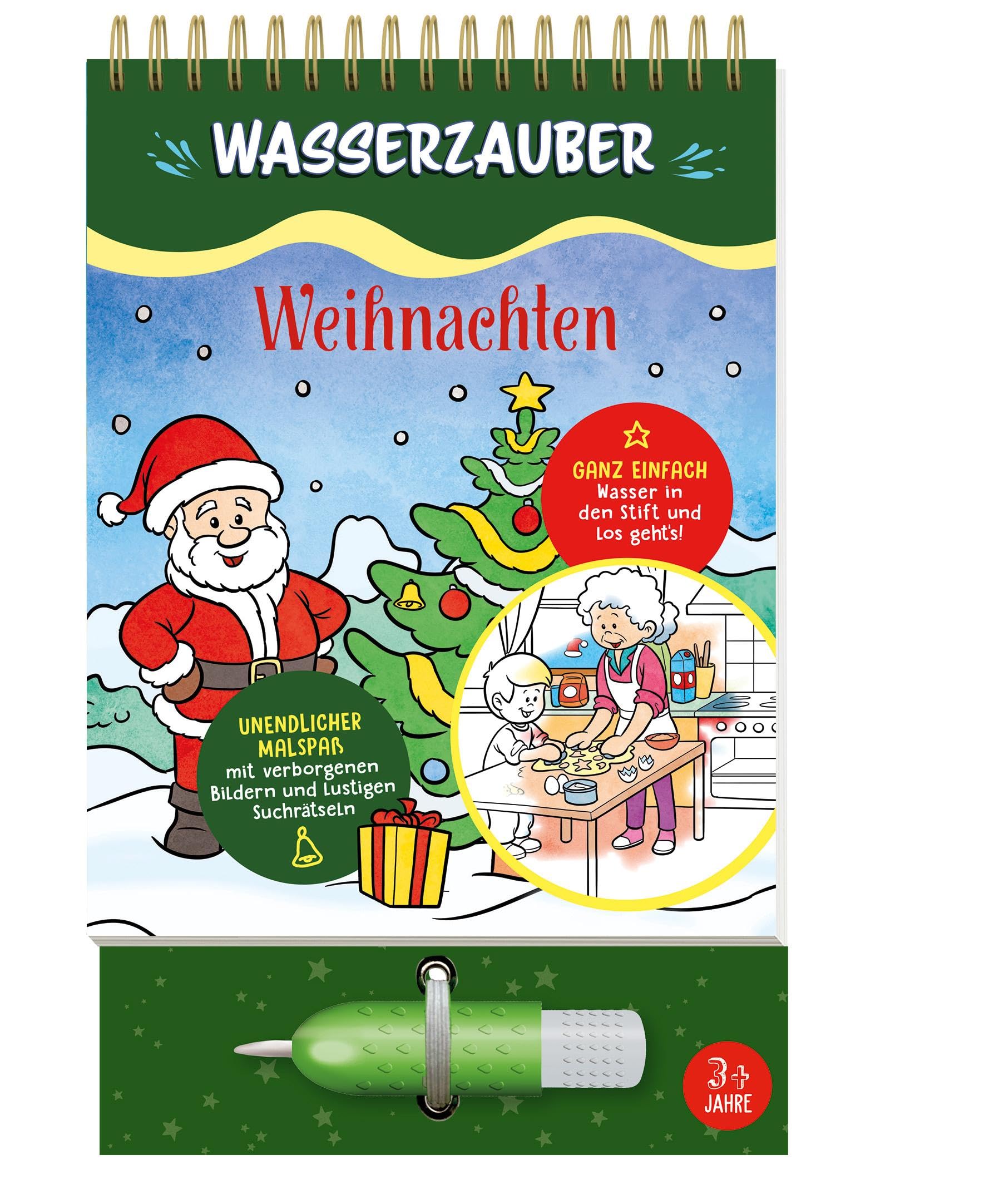 Weihnachten Wasserzauber Malbuch Non-fiction