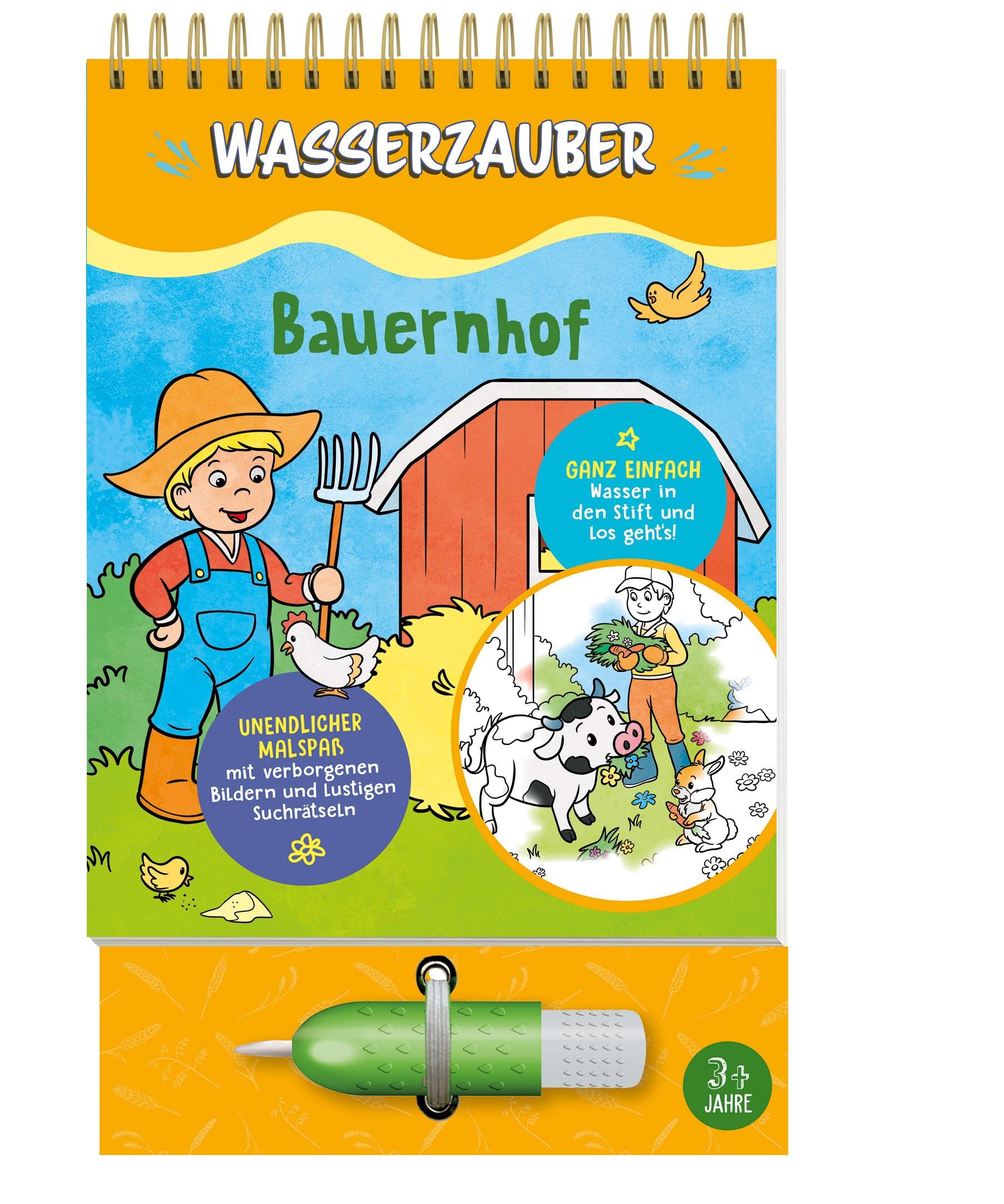 Bauernhof Wasserzauber Malbuch Parents & Children