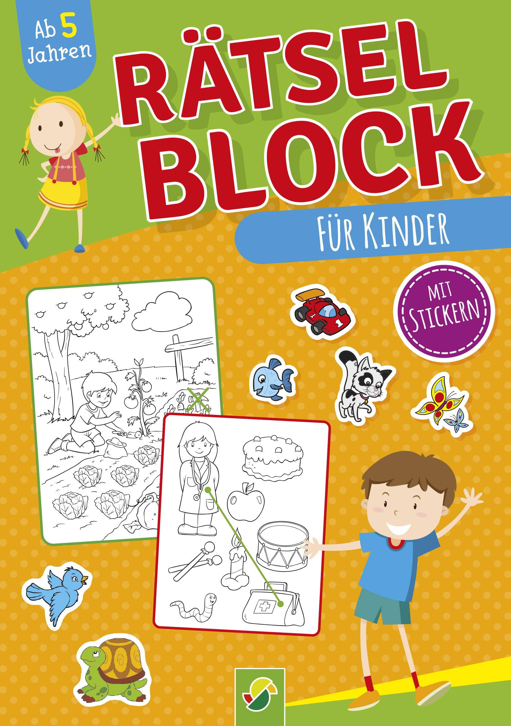Rätselblock für Kinder ab 5 Jahren Tiptoi & Games