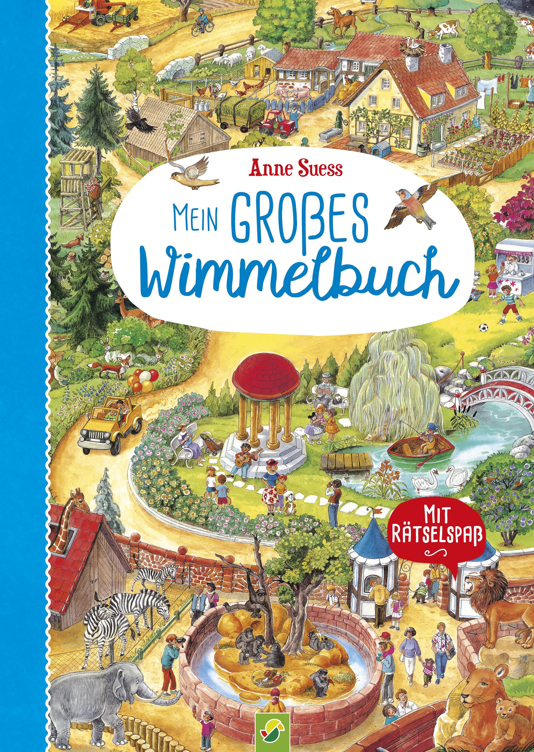 Mein großes Wimmelbuch | Für Kinder ab 2 Jahren: Mit Rätselspaß. Großformat, stabile Pappe für die Kleinsten Tiptoi & Games