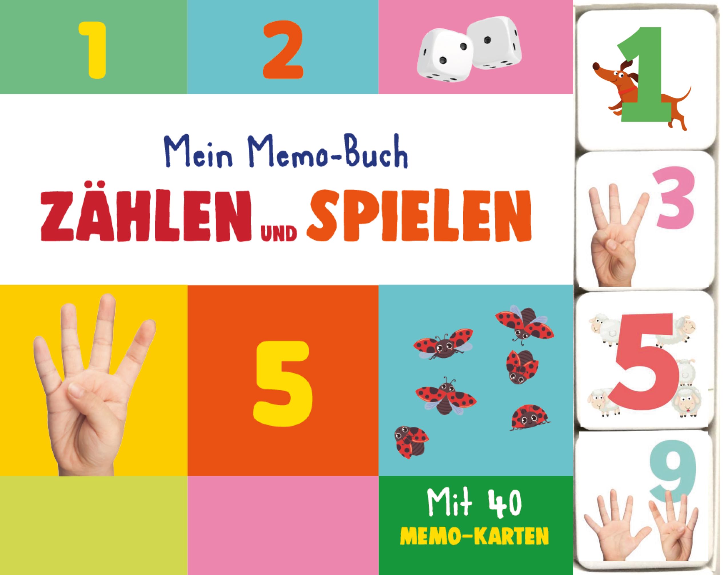 Mein Memo-Buch Zählen und Spielen: Mit 40 Memo-Karten! Für Kinder ab 3 Jahren Non-fiction