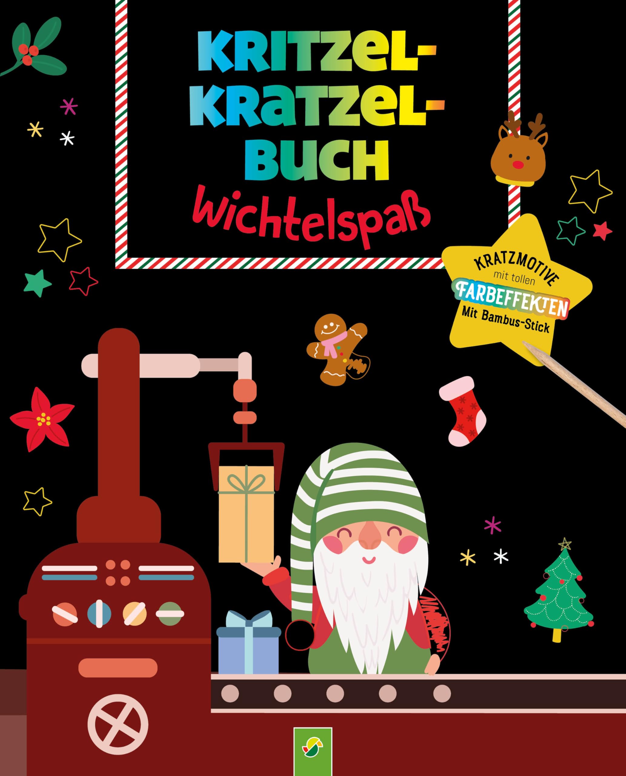 Kritzel-Kratzel-Buch Wichtelspaß book