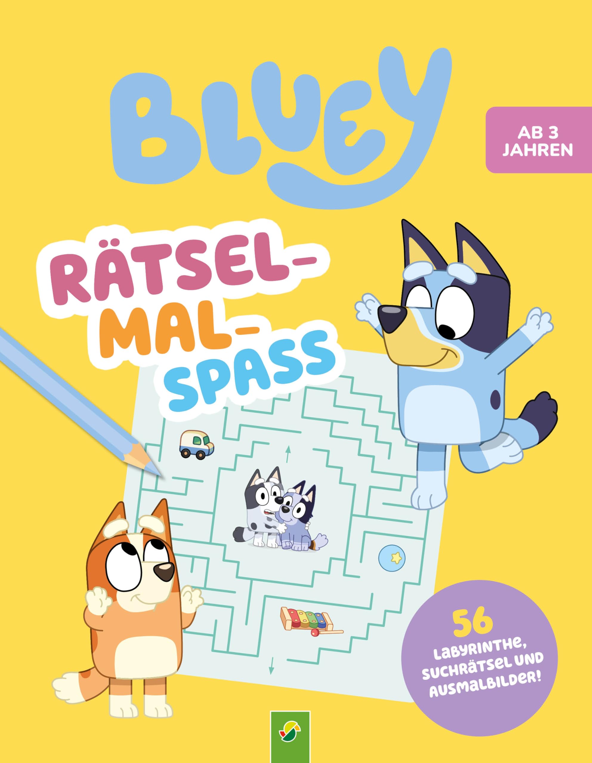 Bluey Rätsel-Mal-Spaß Non-fiction