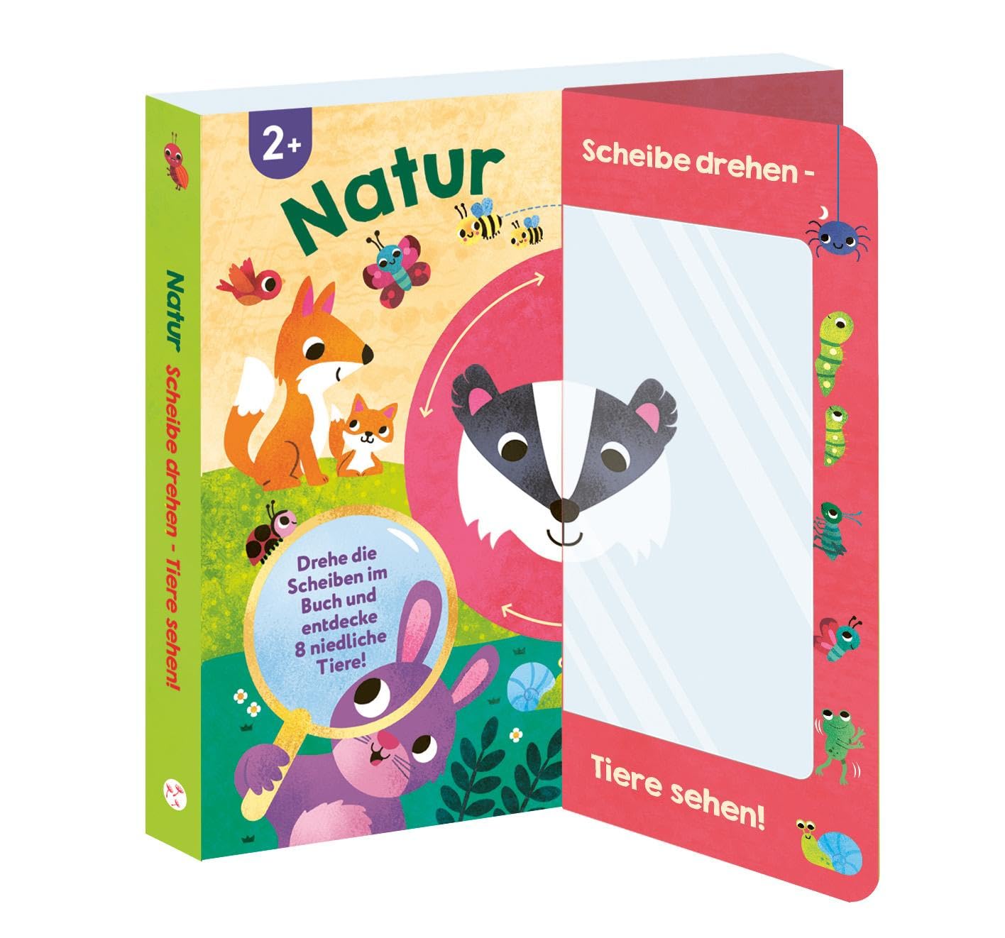 Scheibe drehen - Tiere sehen! Natur book