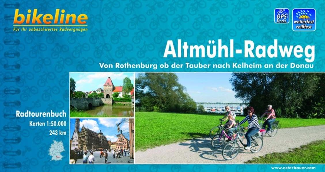 bikeline Radtourenbuch: Altmühl-Radweg. Von Rothenburg ob der Tauber nach Kelheim an der Donau, wetterfest/reißfest Leisure, Home & Garden