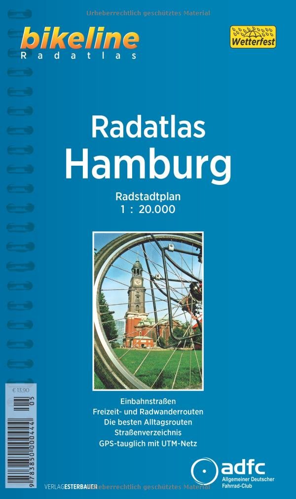 Bikeline Radatlas Hamburg 1 : 20 000 Leisure, Home & Garden