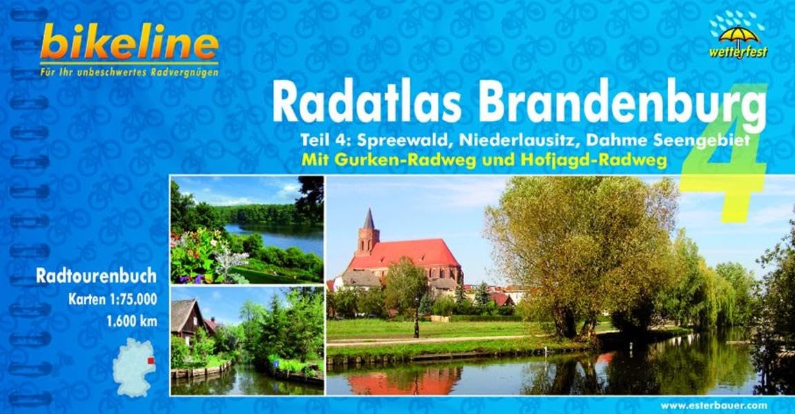 Bikeline Radtourenbuch, Radatlas Brandenburg Teil 4: Spreewald, Niederlausitz, Dahme Seengebiet. wetterfest und reißfest Leisure, Home & Garden