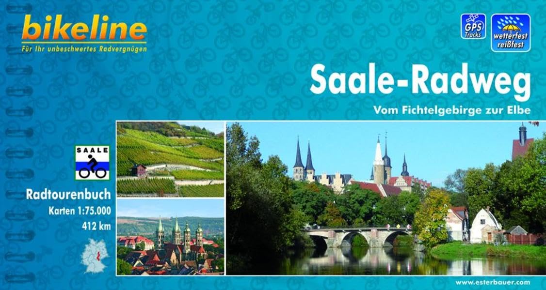 Bikeline Radtourenbuch, Saale-Radweg. Vom Fichtelgebirge zur Elbe, 1:75000, wetterfest/reißfest, GPS-Tracks Download Leisure, Home & Garden