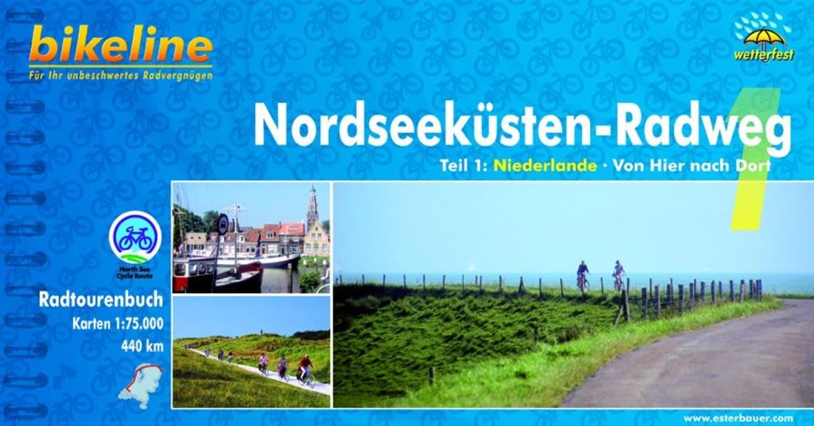 Bikeline Radtourenbuch, Nordseeküsten-Radweg Teil 1: Niederlande. Von Rotterdam nach Leer, wetterfest/reißfest Leisure, Home & Garden