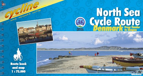 North Sea Cycle Route Denmark: From Tønder to Skagen. 1:75000 Leisure, Home & Garden
