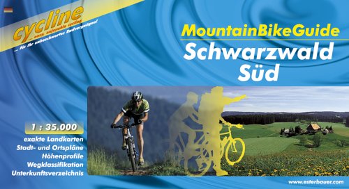 bikeline MountainBikeGuide Naturpark Südschwarzwald 1:35.000, wetterfest, alle Touren herausnehmbar Hiking & Cycling Books