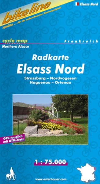 Cycline Radkarten, Elsass Nord: Strassburg - Nordvogesen - Haguenau - Ortenau, wasserfest und reißfest, GPS-tauglich mit UTM-Netz. Mit Zentrums- und Ortsplänen Leisure, Home & Garden