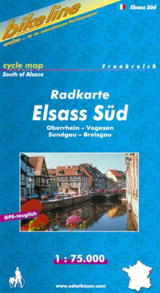 Bikeline Radkarte Elsass Süd. 1 : 75.000. Frankreich, wasserfest und reißfest, GPS-tauglich mit UTM-Netz Leisure, Home & Garden