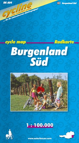 Cycline Radkarte Burgenland Süd. 1 : 100.000 Österreich (bikeline Radkarten) Leisure, Home & Garden