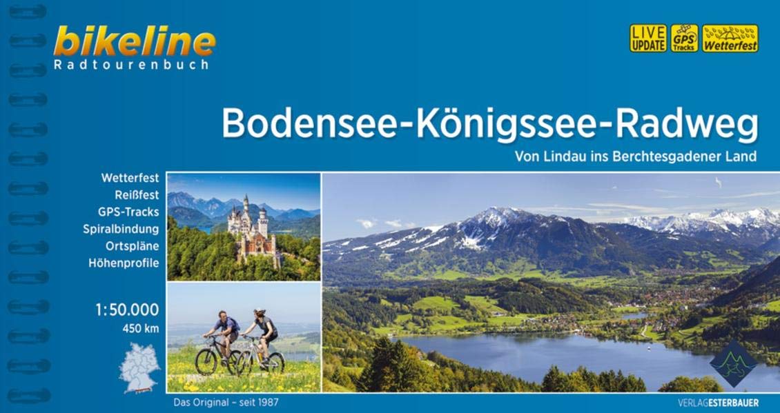 Bodensee-Königssee-Radweg 1:50.000 Leisure, Home & Garden
