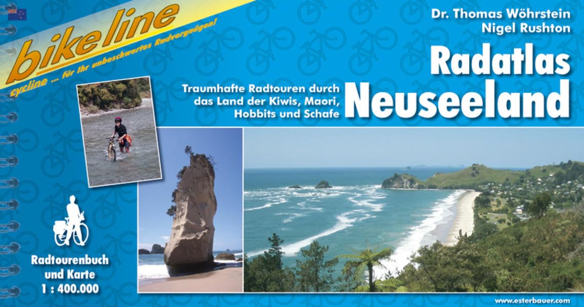 Neuseeland Radatlas: Traumhafte Radtouren durch das Land der Kiwis, Maori, Hobbits und Schafe (Bikeline Radtourenbücher) Leisure, Home & Garden