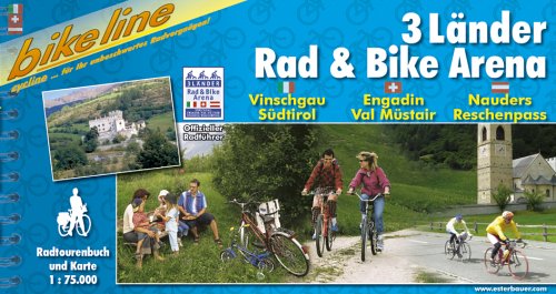 Engadin - Nauders - Vinschgau: 3 Länder Rad & Bike Arena. 1:75000: Vinschgau - Südtirol, Engadin - Val Müstair, Nauders - Reschenpass Leisure, Home & Garden