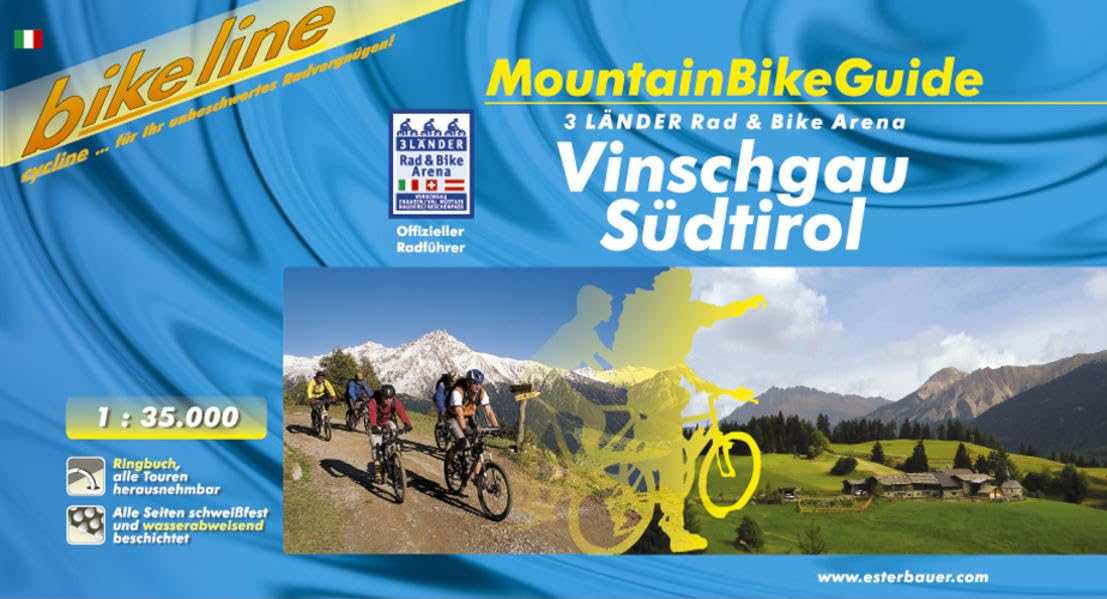 Bikeline MountainBikeGuide Vinschgau Südtirol. 3 Länder Rad & Bike Arena. 1:35.000, wetterfest/reißfest Leisure, Home & Garden