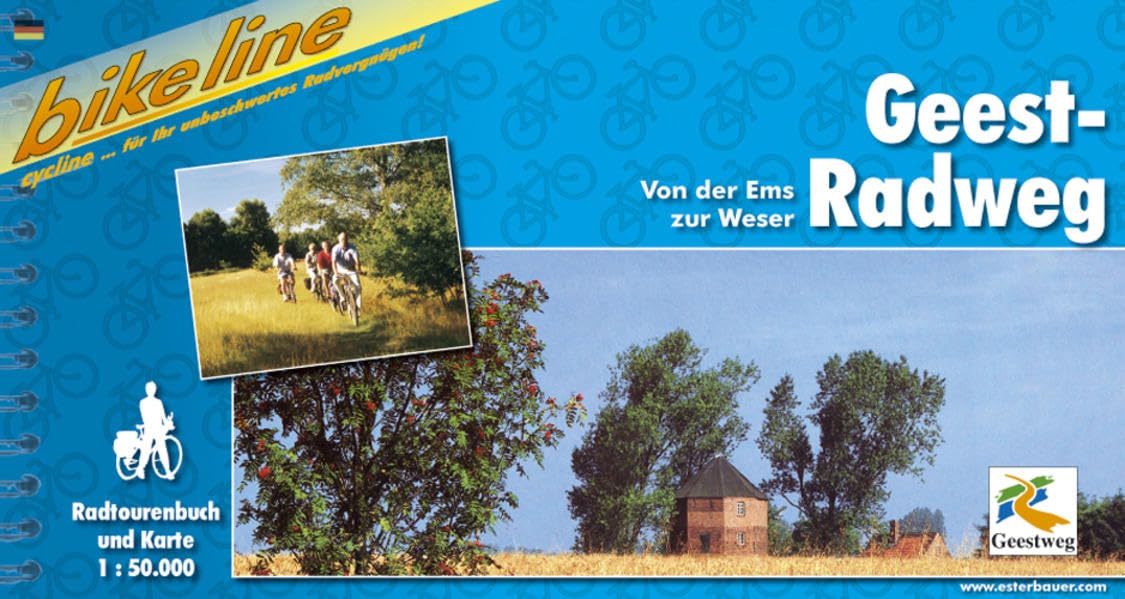 Geest-Radweg: Von der Ems zur Weser. 1:50000 Leisure, Home & Garden