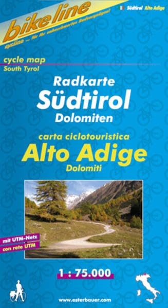 Bikeline Radkarte Südtirol Dolomiten 1:75000. carta ciclotouristica Alto Adige Dolomiti Leisure, Home & Garden