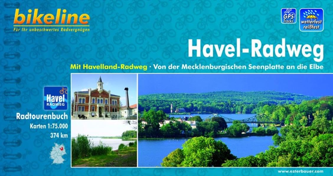 bikeline Radtourenbuch, Havel- Radweg: Mit Havelland- Radweg, Von der Mecklenburgischen Seenplatte an die Elbe; 1 : 75 000; wetterfest/reißfest; GPS-Tracks Download Leisure, Home & Garden
