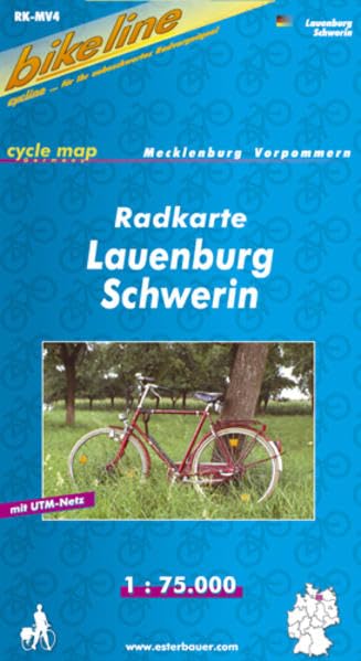 Lauenburg Schwerin: Ratzburg - Mölln - Ludwigslust 1:75000. Mit UTM-Netz. (RK-MV4): Ratzeburg, Mölln, Ludwigslust. GPS-tauglich m. UTM-Netz (Bikeline Radkarte) Leisure, Home & Garden
