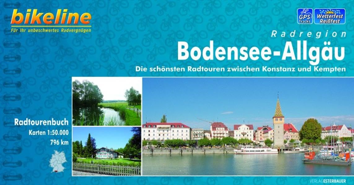 Bikeline Bodensee-Allgäu 1 : 50 000 Leisure, Home & Garden