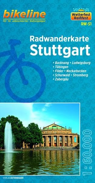 Stuttgart (RW-S1) Backnang, Ludwigsburg, Tübingen, Filder, Neckarbecken, Schurwald, Stromberg, Zabergäu, 1:60.000, wetter- und reißfest, GPS-tauglich mit UTM-Netz Leisure, Home & Garden