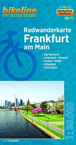 Bikeline Radwanderkarte Frankfurt/Main 1 : 60 000 Leisure, Home & Garden