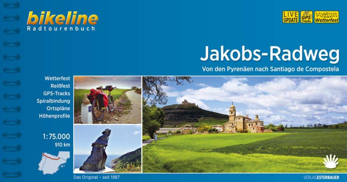 bikeline Radtourenbuch Jakobs-Radweg 1 : 75 000 Leisure, Home & Garden