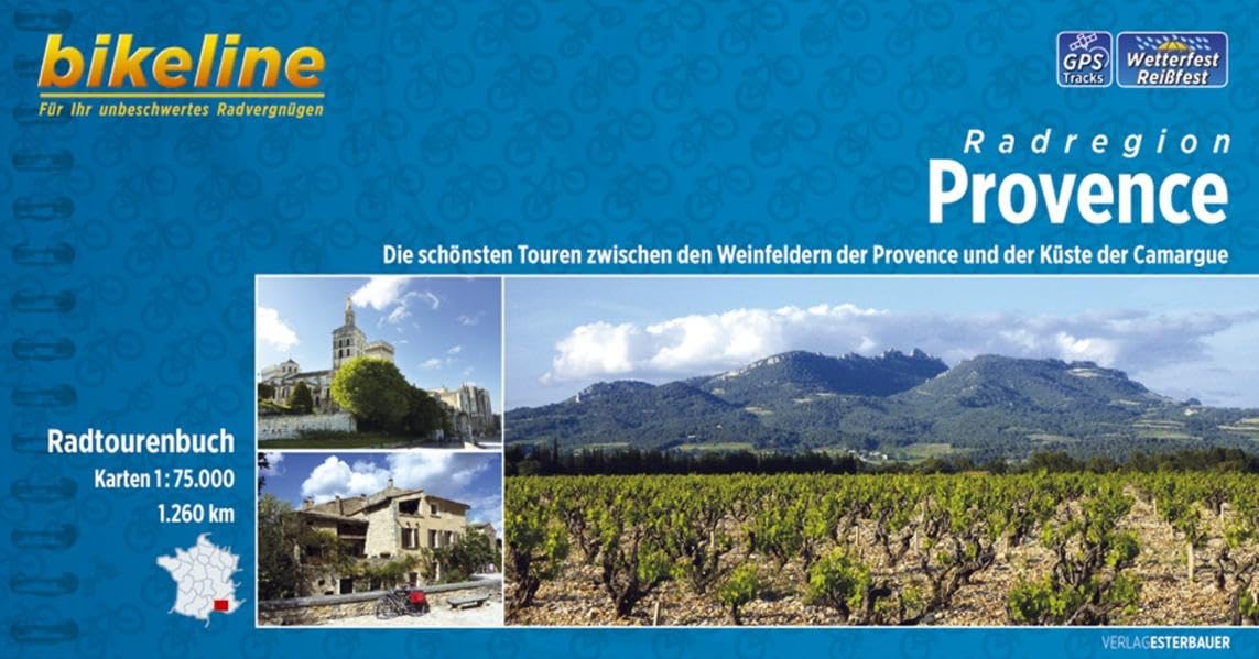 Radatlas Provence: Die schönsten Touren zwischen den Weinfeldern der Provence und der Küste der Camargue - 1.260 km (Bikeline Radtourenbücher) Leisure, Home & Garden