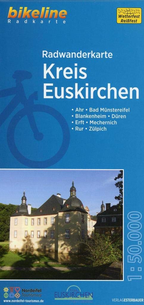 Bikeline Radwanderkarte Kreis Euskirchen Leisure, Home & Garden