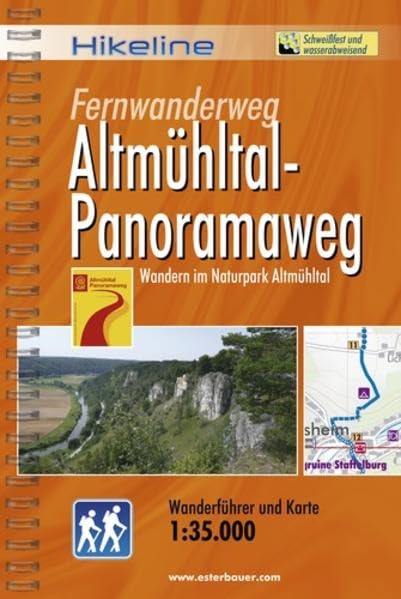 Hikeline Fernwanderweg Altmühltal-Panoramaweg 210 km: Wandern im Naturpark Altmühltal. Wanderführer und Karte 1 : 35 000, wetterfest Leisure, Home & Garden