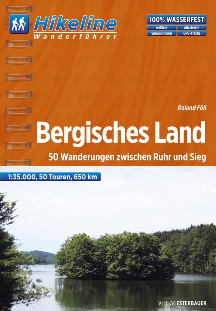 Hikeline Wanderführer Bergisches Land 1 : 35 000 Leisure, Home & Garden