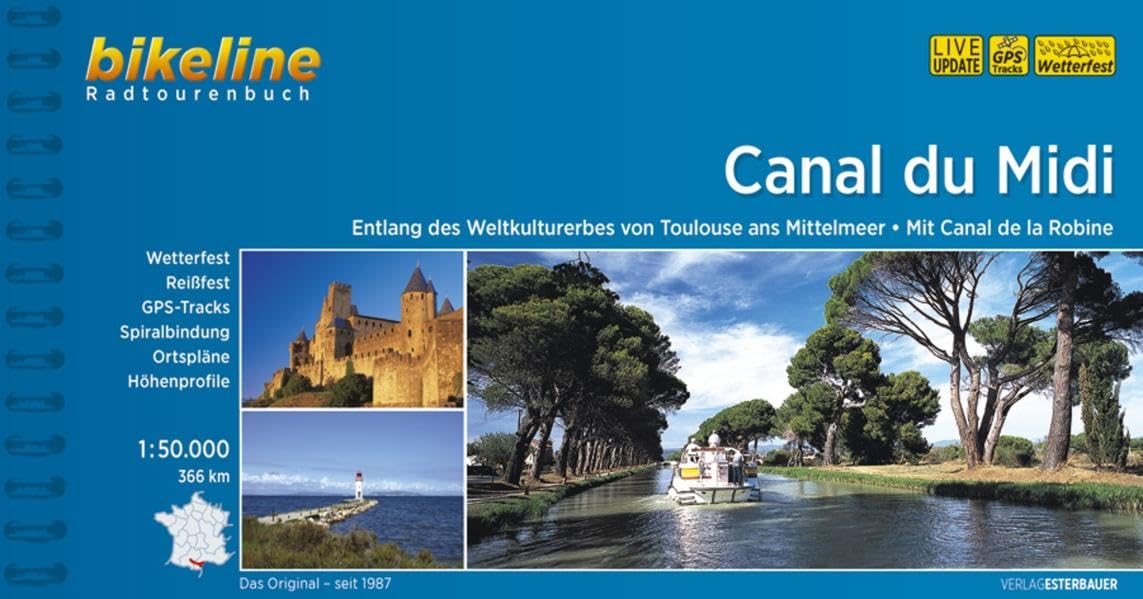 Bikeline Radtourenbuch Canal du Midi Leisure, Home & Garden