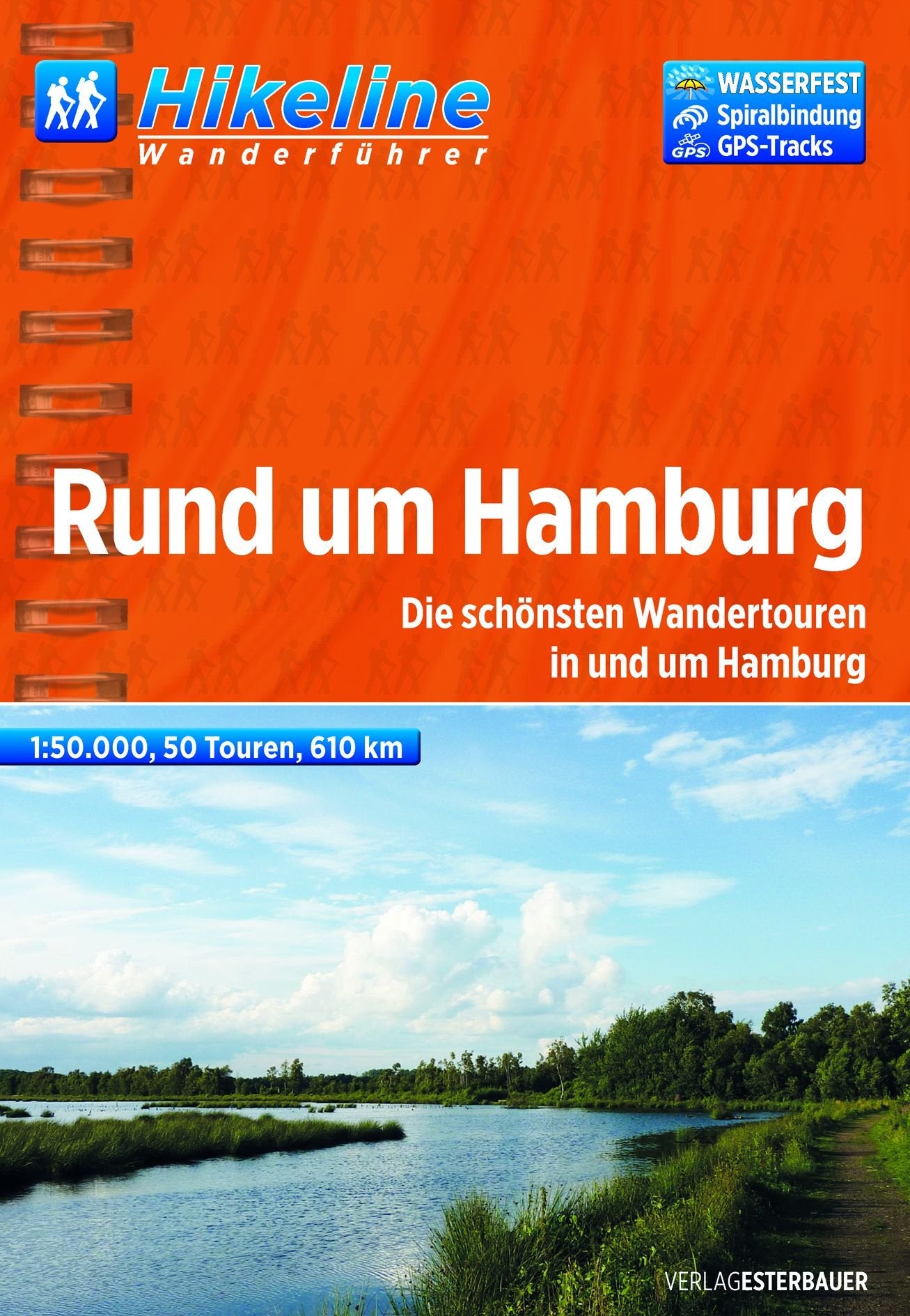 Hikeline Rund um Hamburg 1 : 50 000 Leisure, Home & Garden