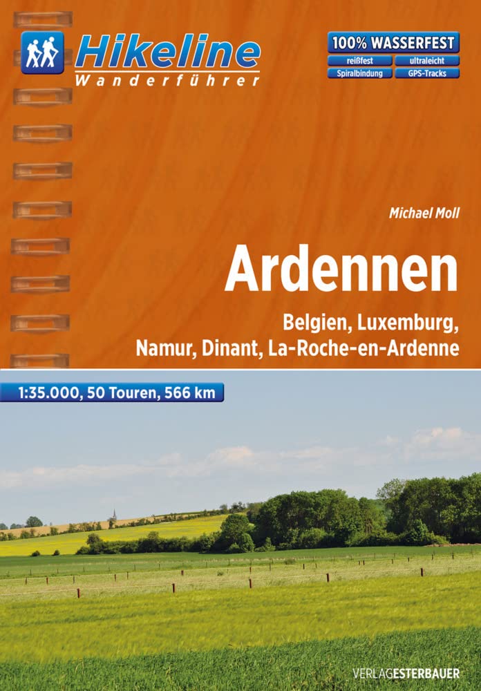 Hikeline Wanderführer Ardennen 1 : 35 000 Leisure, Home & Garden