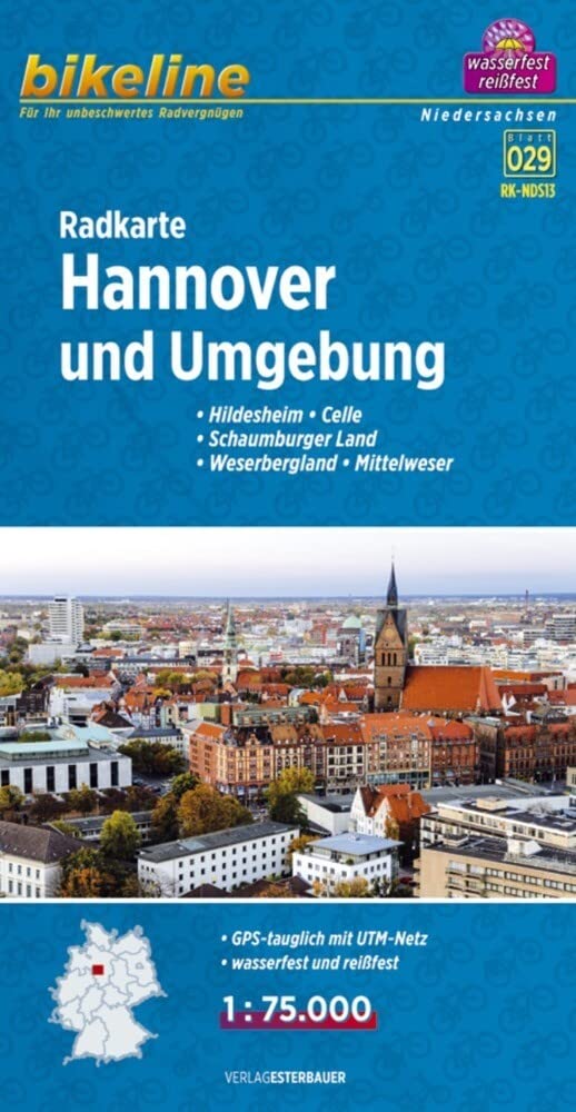 Bikeline Radkarte Hannover und Umgebung (RK-NDS13) book