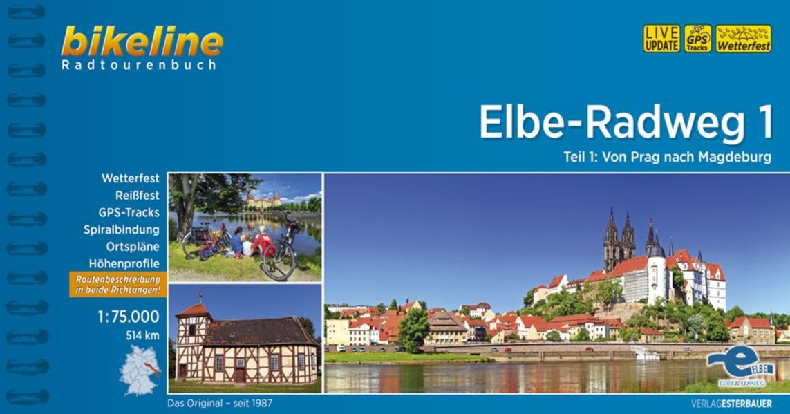 Elbe-Radweg: Teil 1: Von Prag nach Magdeburg 500 km Routenbeschreibung in beide Richtungen: Von Prag nach Magdeburg. 514 km Routenbeschreibung in ... Live-Update (Bikeline Radtourenbücher) Leisure, Home & Garden