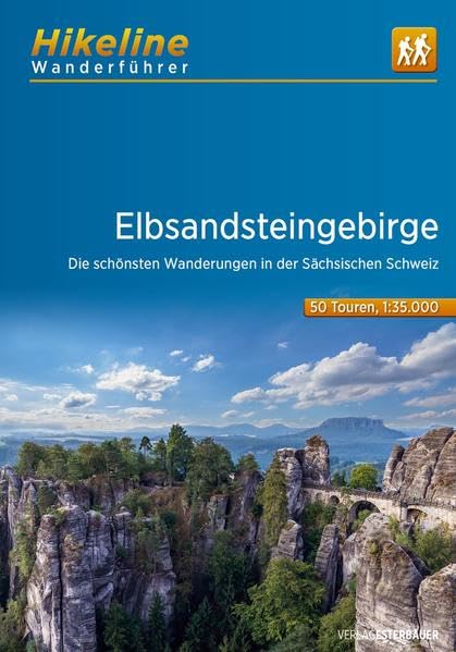 Hikeline Wanderführer Elbsandsteingebirge 1 : 35 000 Leisure, Home & Garden