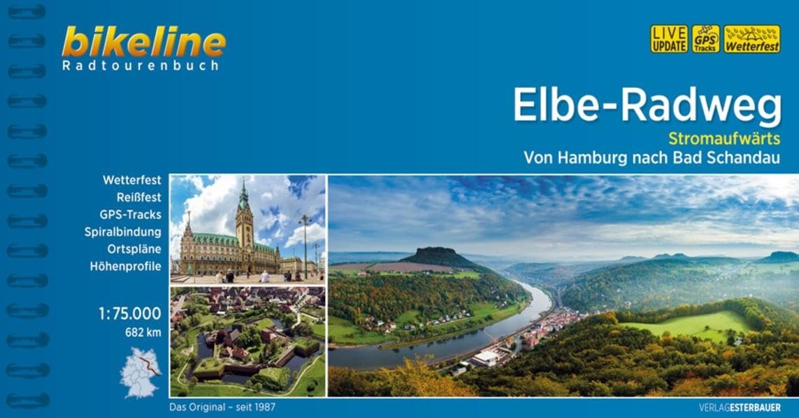 Bikeline Radtourenbuch Elbe-Radweg Stromaufwärts Leisure, Home & Garden Books
