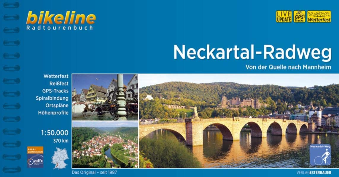 Neckartal-Radweg 1:50.000 Leisure, Home & Garden